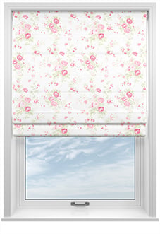 Shabby Chic by Rachel Ashwell Wildflower, Rose - Twist&Fit Roman Blind